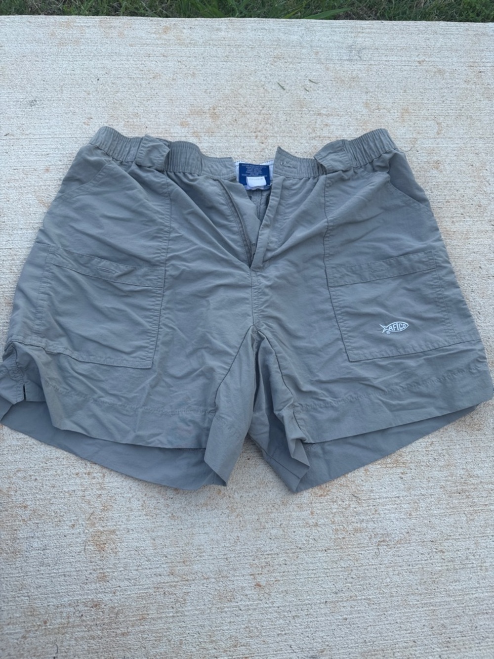Men's Afico Gray Quick-Dry shorts